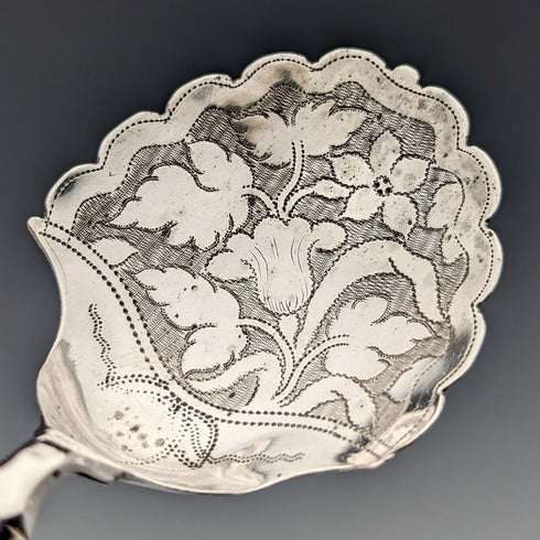 1821 年英國古董純銀茶罐湯匙 Joseph Taylor